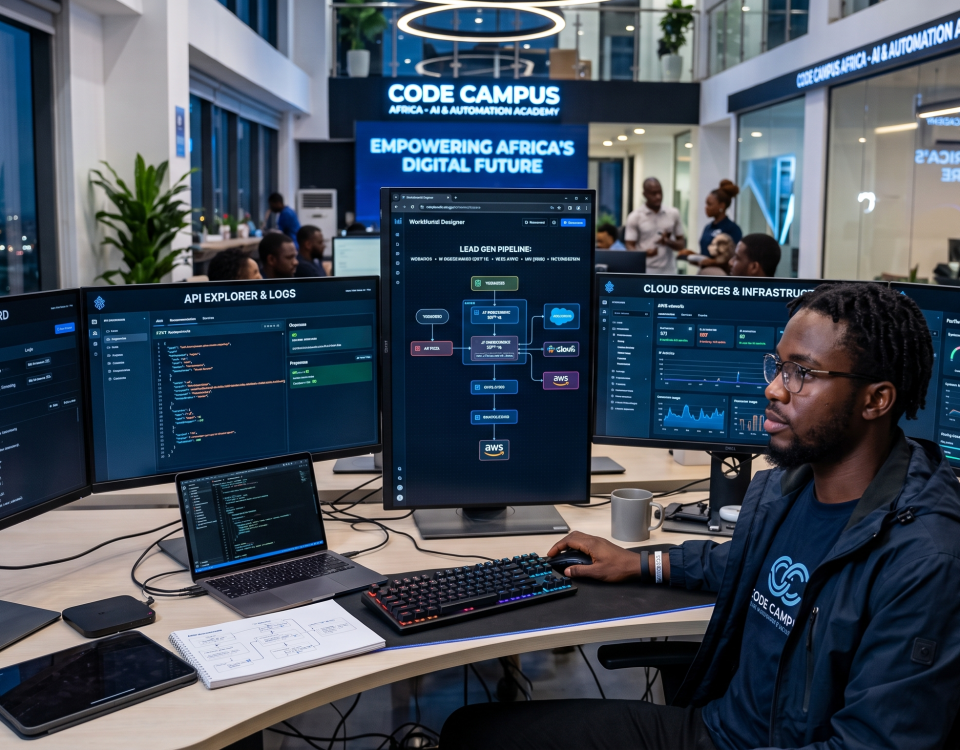 A technology professional creating AI-powered automation workflows using modern software development and cloud tools.